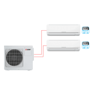 MITSUBISHI ELECTRIC MSZ-HJ25VA ER1+MSZ-HJ35VA ER1 / MXZ-3HJ50VA ER1 мульти сплит-система